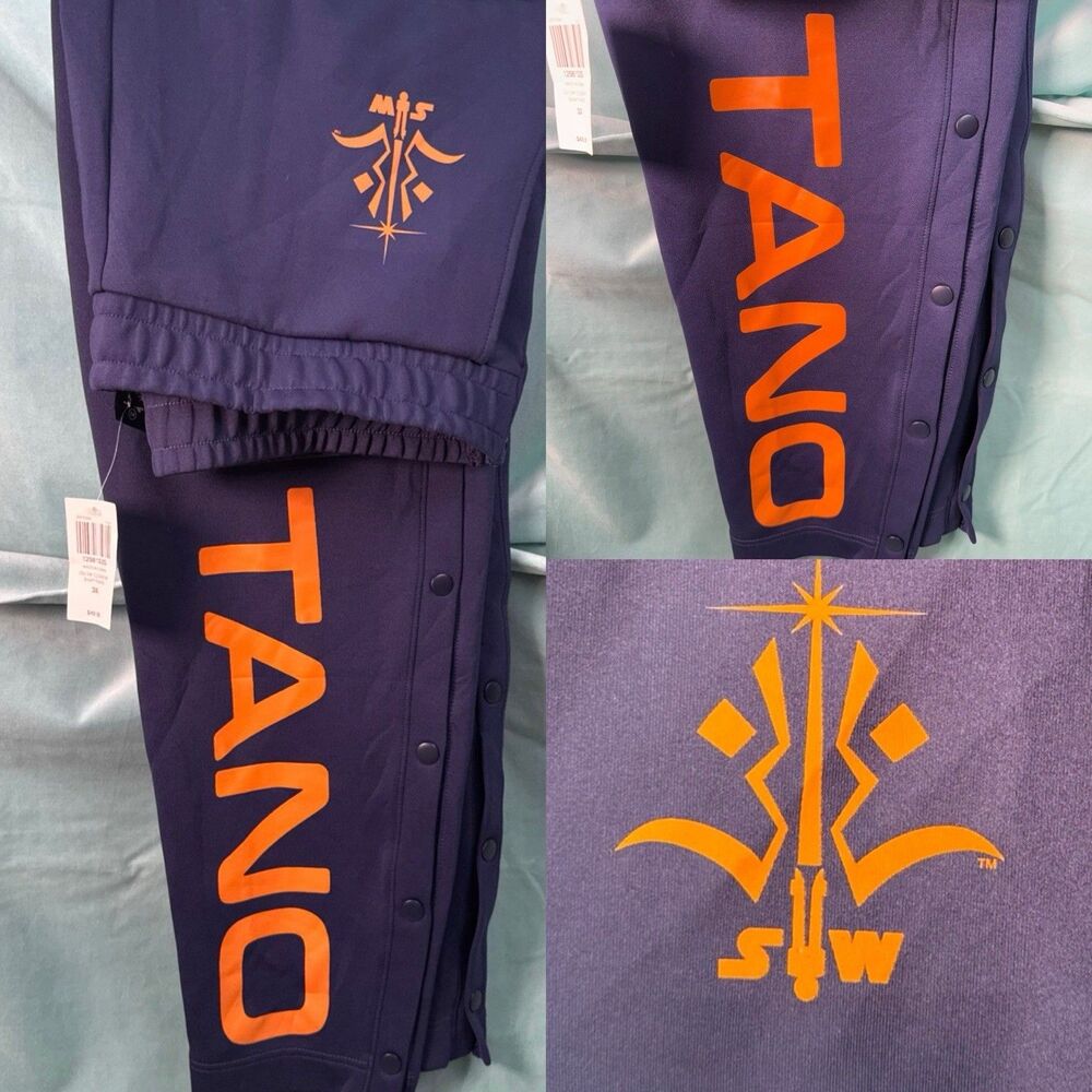 Our Universe Star Wars Clone Wars Ahsoka Tano SideSnap Track Pants Womens 3X NWT